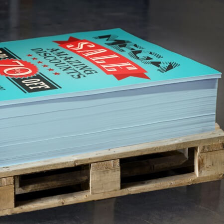 poster printing bulk mounted