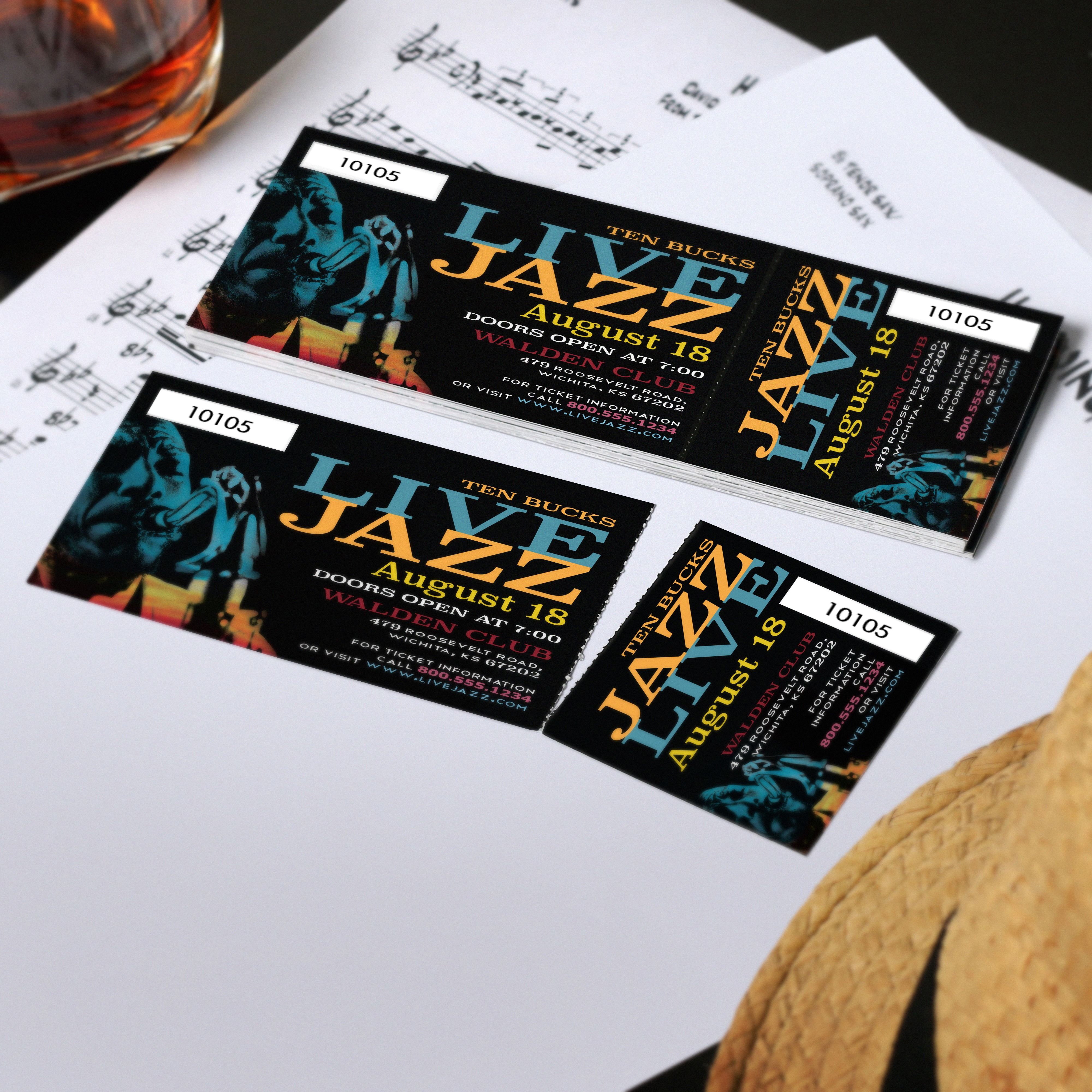 fundraiser ticket printing